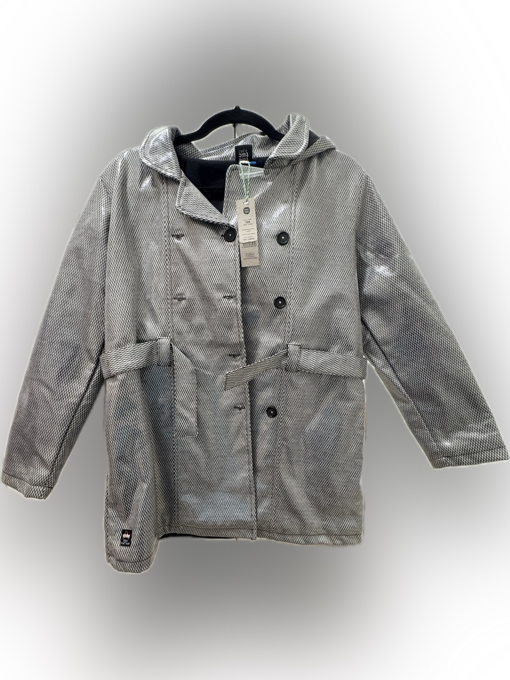 Tuc Tuc "Miss Flower" kids Hooded Double-Breasted Raincoat